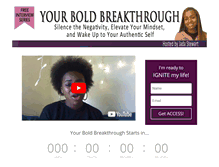 Tablet Screenshot of boldbreakthrough.com